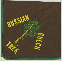 Russian Gulch neckerchief, image courtesy of the Keith McComb collection