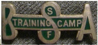 Training Camp Pin, c 1918, Image Courtesy of the Adam Lombard Camp Collection