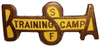 Training Camp Pin, c 1918