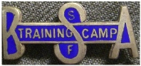 Training Camp Pin, c 1918, Image Courtesy of the Adam Lombard Camp Collection