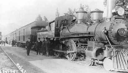 NWP Engine 20, the train that took the scouts from Sausalito to Royaneh