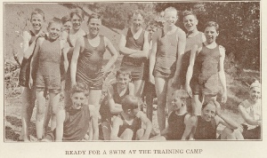 The Bear Valley creek was dammed to provide a swimming hole