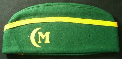 Crescent M hat (c 1940), Image Courtesy of the Adam Lombard Collection