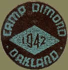 Camp Dimond Leather Patch, (c 1942)