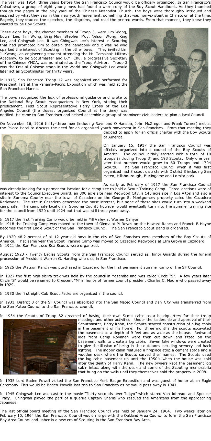 Founding members of the San Francisco Council (c 1941)
