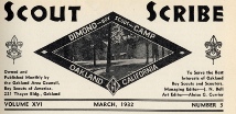 Scout Scribe, Publication of the Oakland Area Council (c 1922)