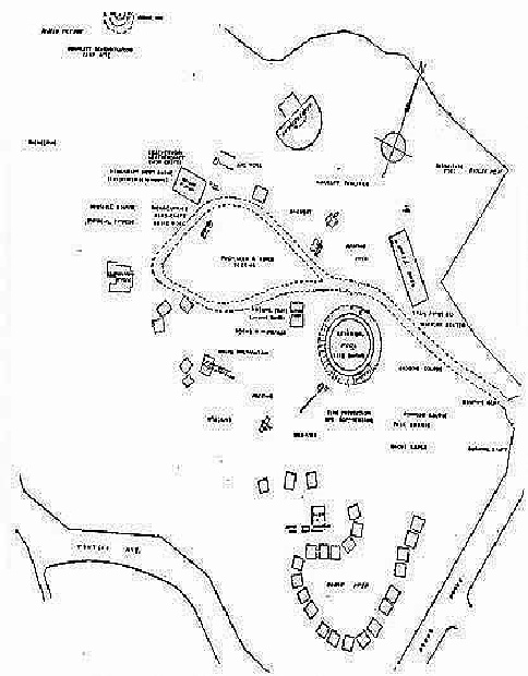 Camp Dimond Campsite Map (c 1942)